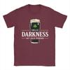 Печатная футболка Stout Dark Beer с надписью Hello Darkness My Old Friend для унисекс, хлопковая футболка с коротким рукавом