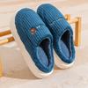2024 New Women's and Men's Non-Slip Plush Cotton Slippers - Thick Sole, Indoor/Outdoor Wear, Warm & Cozy