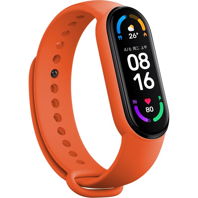 Ремешок для Xiaomi Mi Band 6 7 браслета Спортивный силиконовый ремешок для часов Miband band6 band4 correa Для Xiaomi mi band 3 4 5 7 ремешки