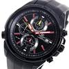 Мужские кварцевые часы Edifice Chrono EFR-536PB-1A3V черного цвета