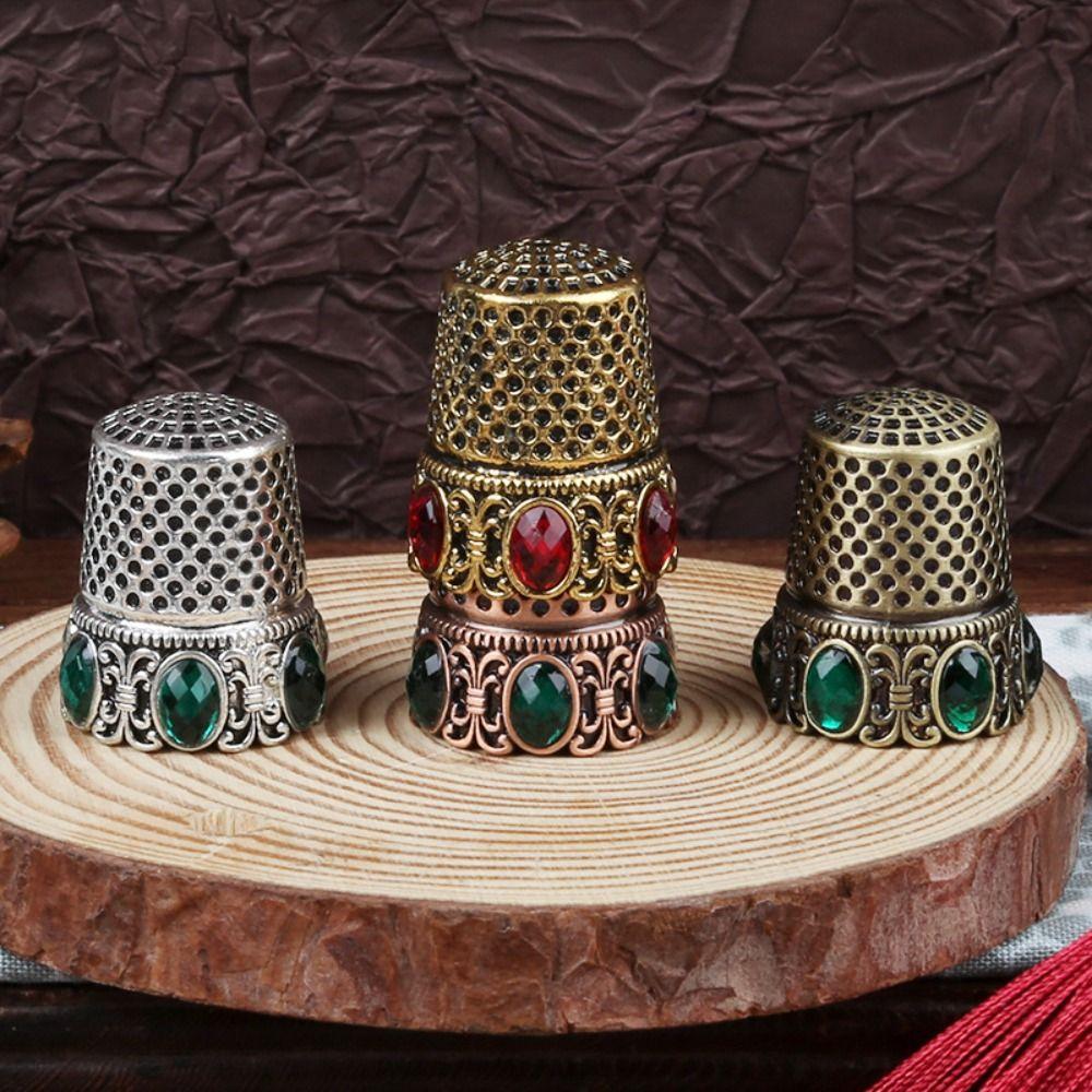 Finger Protectors Vintage Sewing Thimble Sewing Finger Protector Ring Thimble Sewing Tools