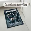 Personalized Crystal Velvet Carpet,aespa Custom Printed Name, Plush Area Rug For Home Indoor Decor