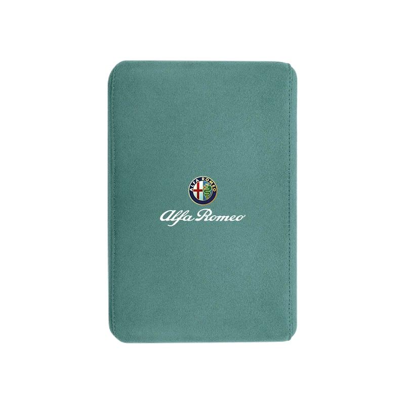 Car Stickers For Alfa Romeo Car Armrest Mat Memory Foam Arm Rest Cushion Accessories For Alfa Romeo Giulia Stelvio Giulietta 156