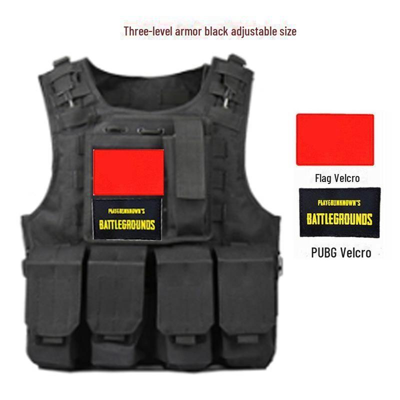 Детский тактический камуфляжный жилет - военная форма с принтом тигровых полос COS Gear.