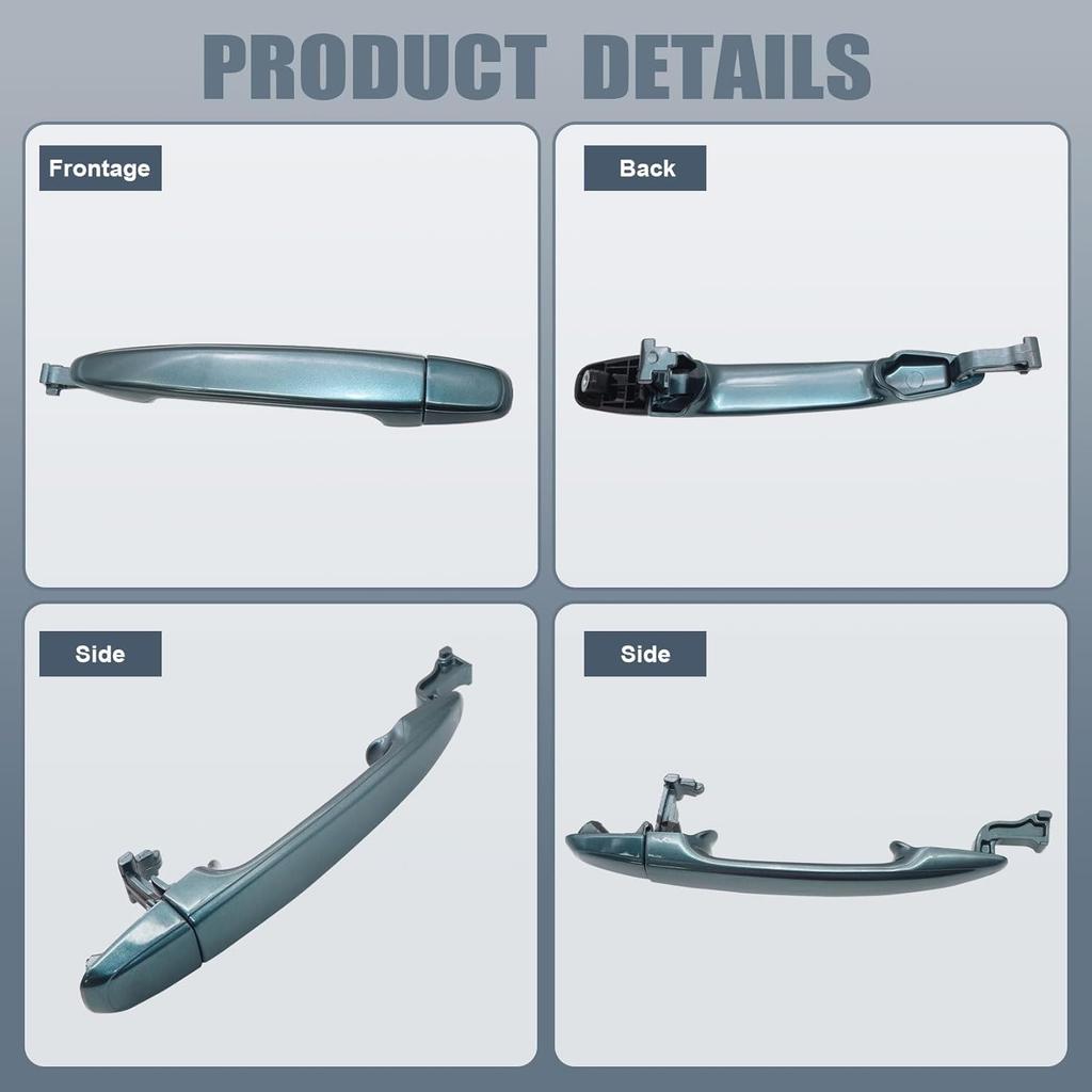 Outside Exterior Sliding Door Handle Left or Right Rear 6921308020 Compatible with Toyota Sienna 2004 2005 2006 2007 2008 2009 2010