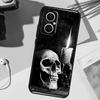 Готический Модный Чехол-Череп Для OPPO Reno 12F 11F 13F 14F 8T 7 8 Lite 10 11 12 13 14 OPPO Find X9 X8 X6 X5 Pro Чехол