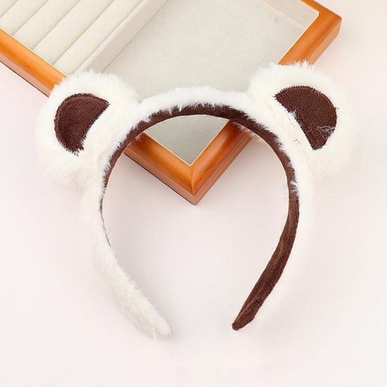 1/2/3Pcs Bear Ear Decor Headband Decorative Animal Hair Hoop Cartoon Hairband Baby Hair Accessories Girls Party Props