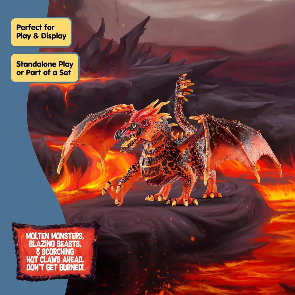 Schleich Фигурка дракона лавы Эльдорадо 70138