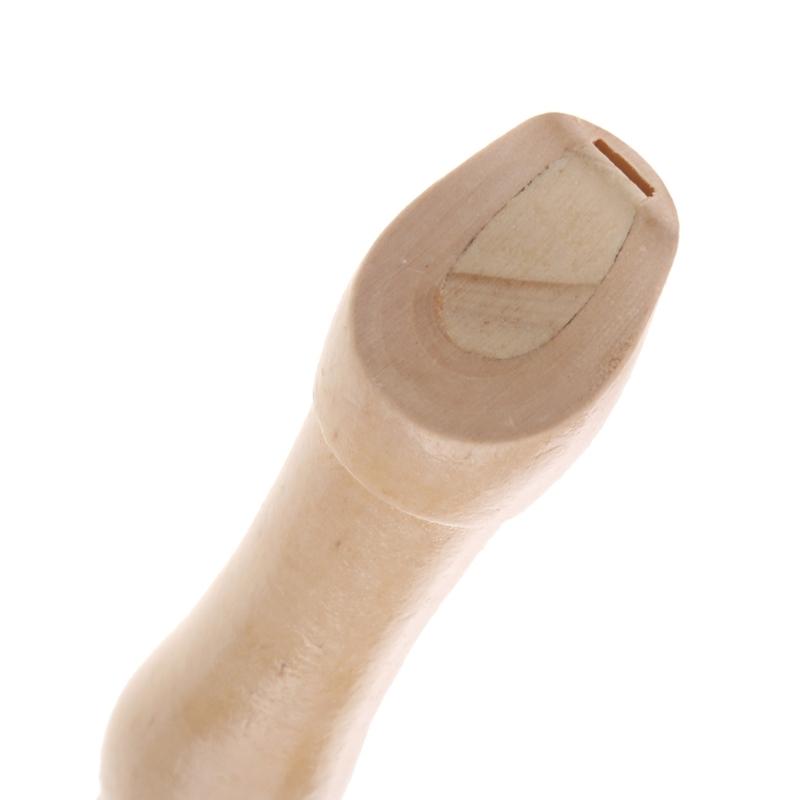 Блок-флейта сопрановая, тональность До, для детей, со стержнем для чистки, черная сумка для хранения, цвет дерева