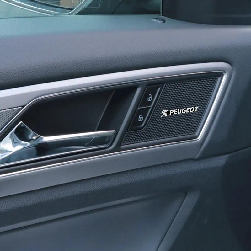 Для Peugeot Новая Автомобильная Аудиосистема Декорация 3D Алюминиевый Значок Эмблема Наклейка Для Peugeot 308 307 206 208 207 3008 508 407 2008 5008 106 S
