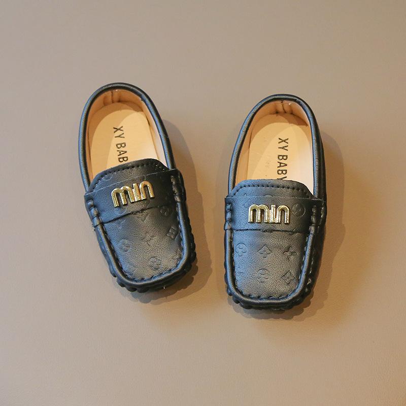 Детская универсальная обувь Doudou для мальчиков и девочек, весенняя детская обувь Tide Single, повседневная, мягкая подошва, одна педаль