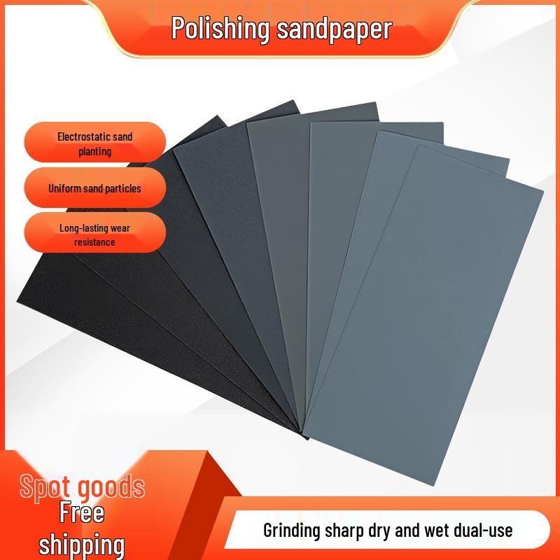 Набор листов для мокрой и сухой шлифовки для автомобильной краски, деревообработки и стен
