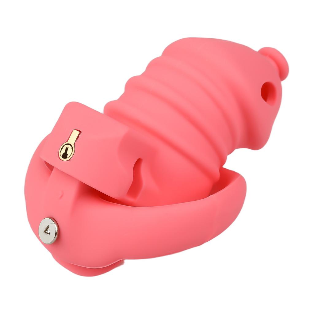 Soft Silicone Chastity Lock Male Penis CB Lock Gay Cuckold Adult Sex Toys BDSM Cock Ring 18+