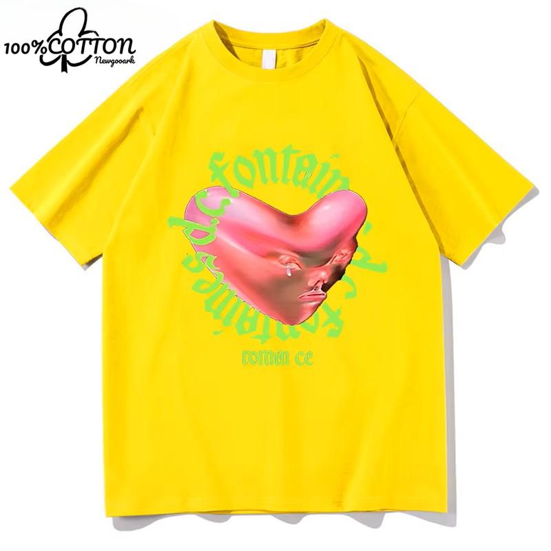 2024 Fontaines D.C.Romance T Shirt in The Modern World  Clothing Harajuku T-Shirt Unisex High Quality Tops Cotton S-6XL