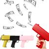 Electric Money Shooter Toy Battery Powered Handheld Fake Cash Scatter Make Money Rain Toy