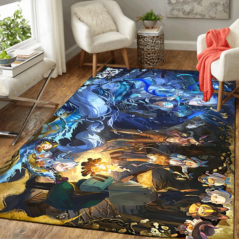 1Pc Fantasy World Adventure Rug, Office Carpet Indoor Outdoor Doormat, Non-Slip, Comfortable, Living, Christmas Halloween, Xmas Gift S1846