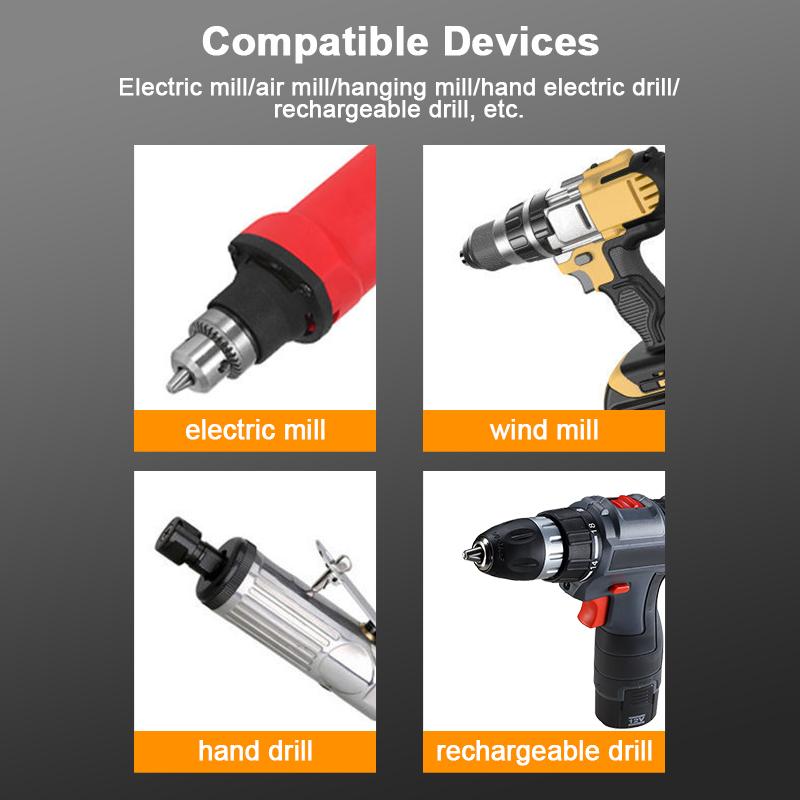 6 шт./компл. цилиндрические борфрезы с алмазным покрытием 4/4,8/5,5 мм, шлифовальные станки для цепной пилы, устойчивые к камню, шлифовальные инструменты для цепной пилы, резьбы по дереву