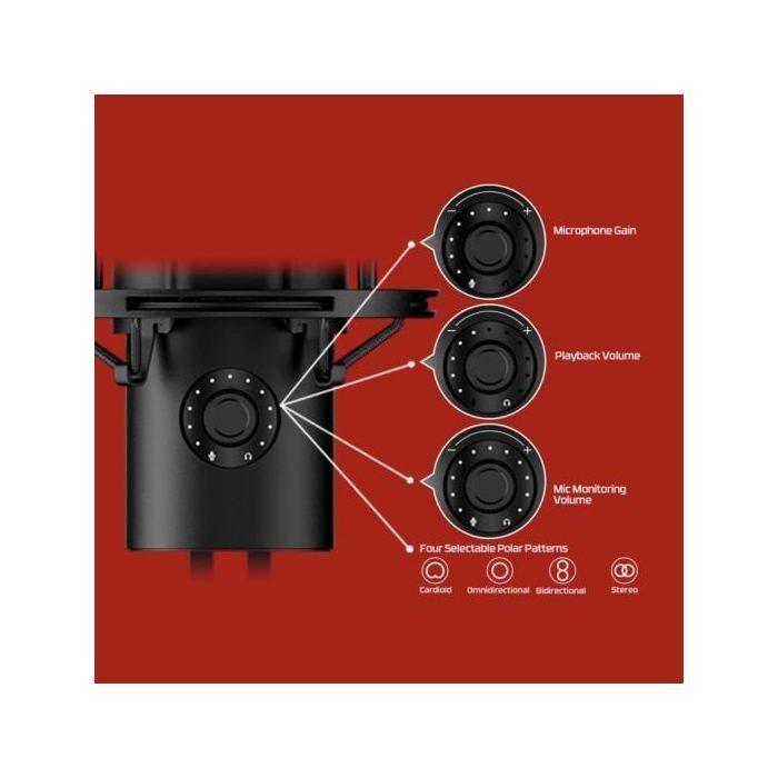 HyperX Quadcast 2 USB-микрофон для стриминга конденсаторный Белый