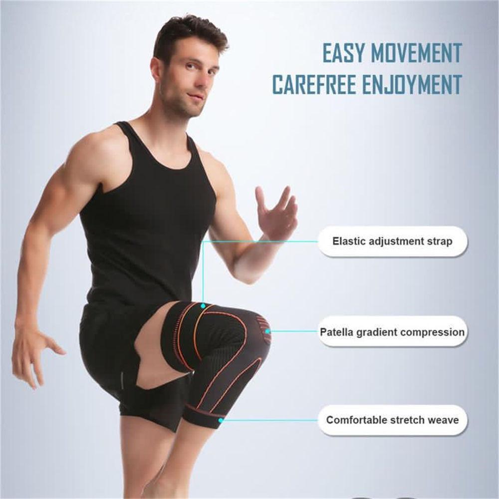 1 пара спортивных наколенников, длинные компрессионные наколенники, наколенники, защита ног для мужчин и женщин, баскетбольный артрит