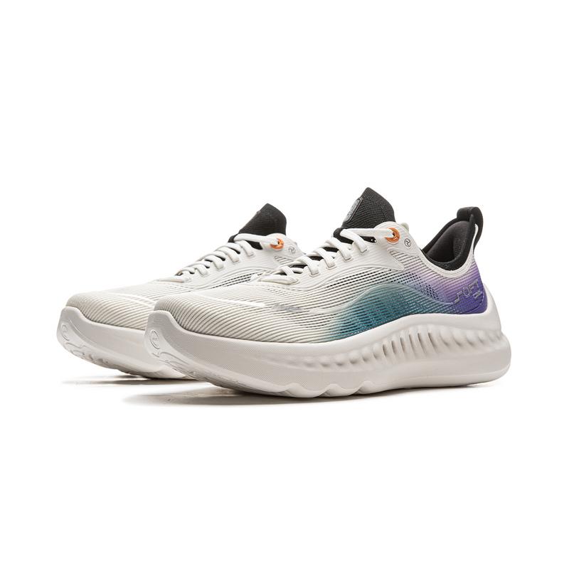 Li Ning SOFT COOL 2 Амортизация Устойчивость к истиранию Дышащие Легкие Низкие Повседневная Обувь Мужская Слоновая кость AGLV009-10