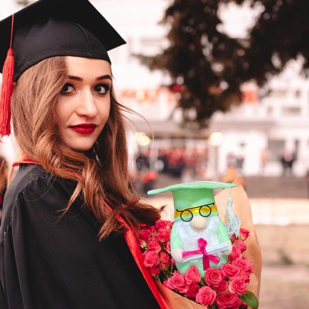 Выпускной карлик кукла плюшевые игрушки плюшевый гном кукла орнамент безликая кукла карлик кукла украшение 2 шт.