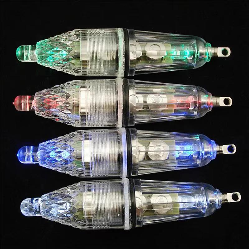 5Pcs DC 1.5V 12CM Deep Drop Fishing Light Multi Color Underwater Fish Attracting Indicator Lure LED Flash Light Bait Dropshing