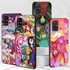 Fionna Cake Case for Samsung Galaxy S23 S10e S10 S21 FE S22 S9 S24 Ultra S20 Plus Soft Black TPU Phone Cover Bumper