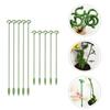 10PCS Reusable Butterflies Orchid Potted Fixing Rods Plastics Flower Holder Pole  For Indoor Outdoor