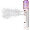 Nano Facial Sprayer, Cool Mist Facial Steamer with 2 Nozzles, USB Rechargeable, Visual Tank, for Eyelash Extension, Skin Care, Daily Makeup,