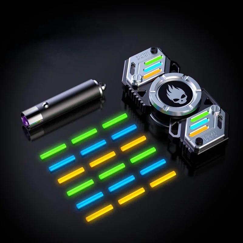 Сплав светящийся ручной спиннер игрушка металлический палец антистресс новая технология деформируемая техника для взрослых детей мальчик ЗВЕЗДНЫЙ СОЛДАТ