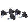 5Pcs M6 Plastic TriangularHead Arc Handle Screws Locking Bolt Fastener Accessory 15mm