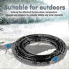 50m Cat6 Outdoor Waterproof Direct Burial Ethernet Cable - UTP CCA 550MHz Black 50M Network Cable less