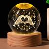 3D ночник «Астронавт в Галактике», хрустальный шар-украшение