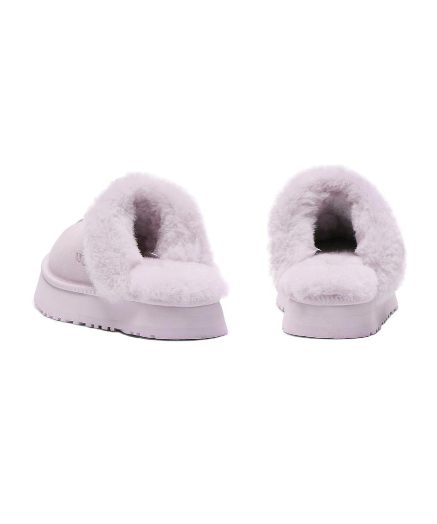 Ugg [Women] Fur Collar Platform Sandals (Disquette) - Lavender Fog / 1122550Lrfg