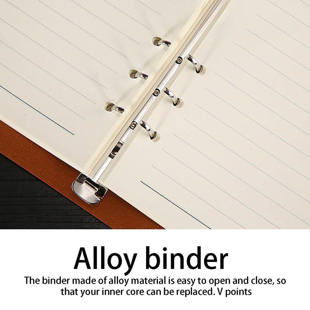 Органайзер расписаний Список Еженедельный Кожаный Блокнот на резинке Блокнот Канцелярские принадлежности На кольцах