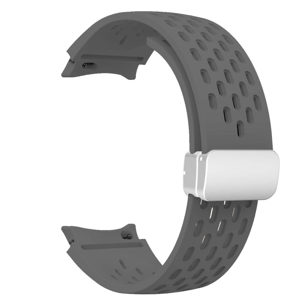 Силиконовый ремешок для Samsung Galaxy Watch 7 6 5 4 40 мм 44 мм 5Pro 45 мм Магнитная застежка No Gaps Band 6 Classic 43 мм 47 мм 42 Браслет