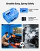 Inflatable Paint Booth, 4 x 3 x 2.8 m, Inflatable Spray Booth with 750W Powerful Blower and Air Filter System, Triangular Roof, for Painting Bicycle,