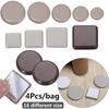 Easy Move Chair Fittings Bumper Slip Mat Furniture Leg Slider Pads Floor Protector Anti Noisy