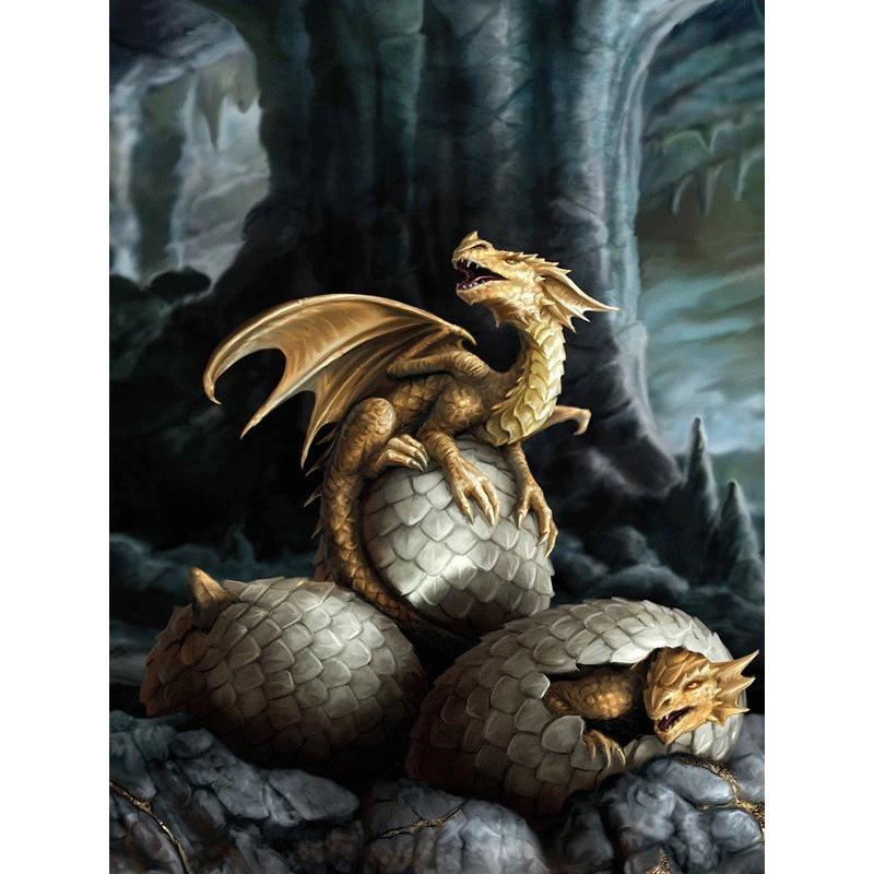 Дракон алмазная живопись круглый квадратный полный дрель мультфильм анимация модерн DIY мозаика вышивка 5D вышивка крестиком домашний декор