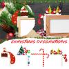 New Christmas Door Toppers Decor, HDoor Topper, Top Door Frame Corner Sign Decorations,Walls Craft For Christmas Party Ornament
