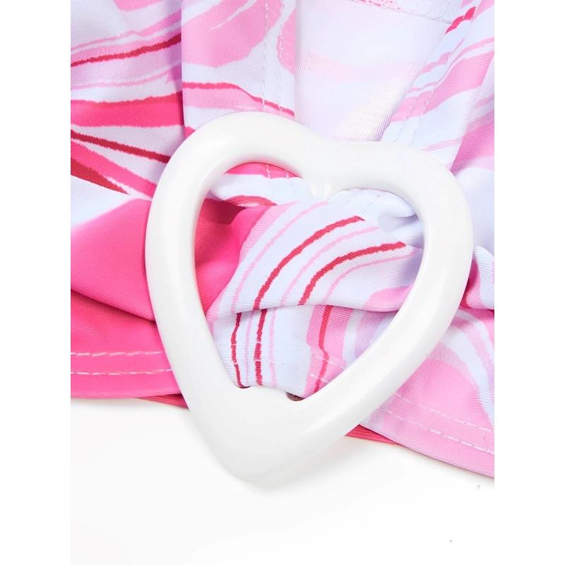 2025 Большой размер печати Холтер стринги бикини из двух частей с высокой талией купальник женский купальник женский купальный костюм пляжная одежда плавание