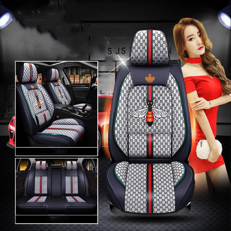 Чехол на автомобильное сиденье, универсальная зимняя подушка для автокресла, 5 мест, универсальный чехол для автомобильного сиденья, водонепроницаемый