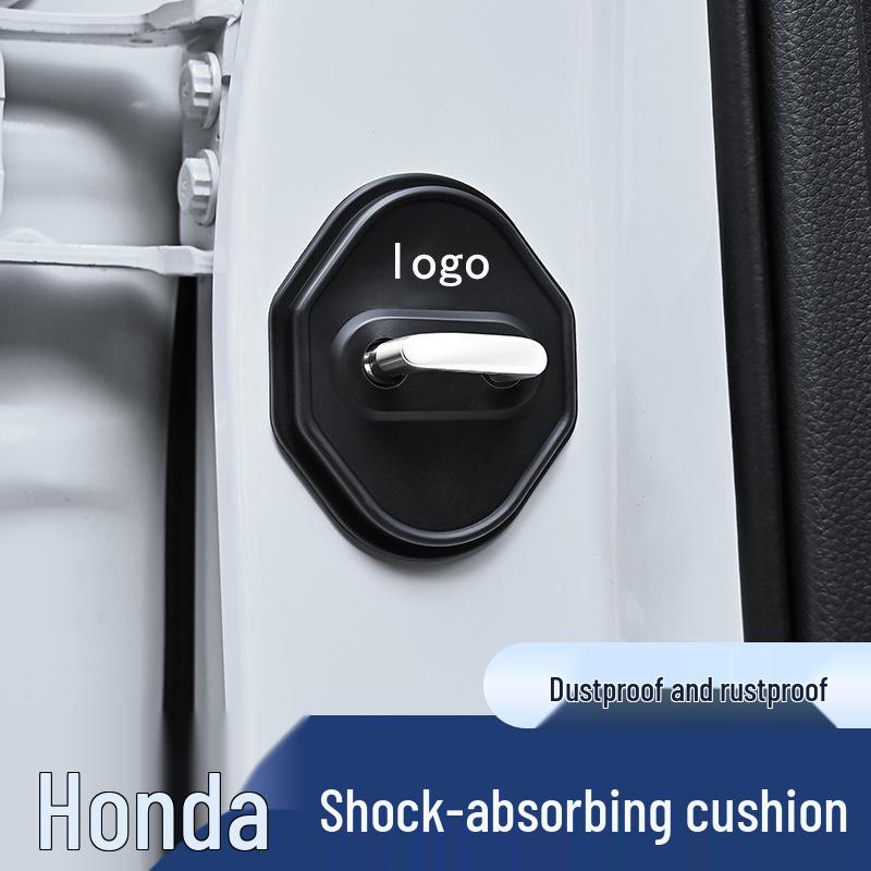 Декоративная накладка на замок двери автомобиля Honda для Civic, CRV, Elysion, Breeze, Binzhi, XRV, City Hatchback - Защитная накладка.