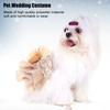 Summer Pet Cloth Small Dog Dress Puppy Sequined Princess Bubble Skirt Wedding Costume (Gold M)