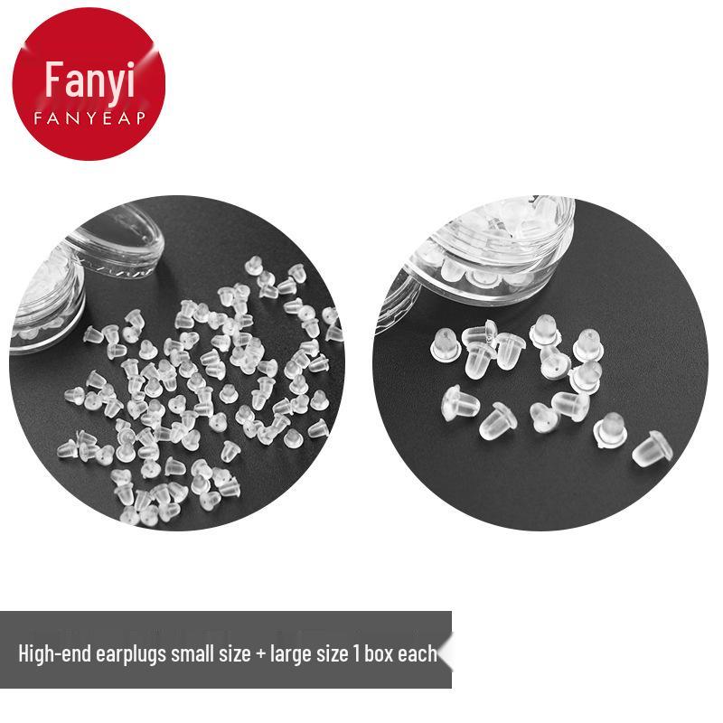 10 шт. Силиконовые заглушки для серег с защитой от выпадения – Бесплатная доставка