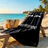 Rb Leipzig Customizable Name Beach Towel High Absorbency Quickdry Perfect For Traveling Yoga Camping And Swimming