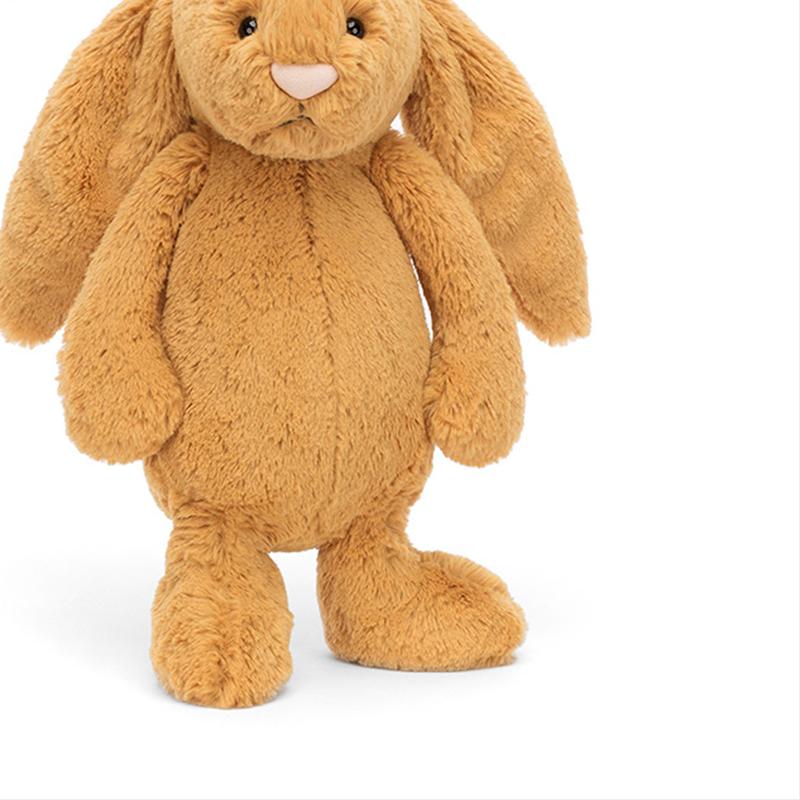 Jellycat Bonnie Rabbit Series Shy Gold Bonnie Rabbit Companion Doll Plush Doll 31cm High