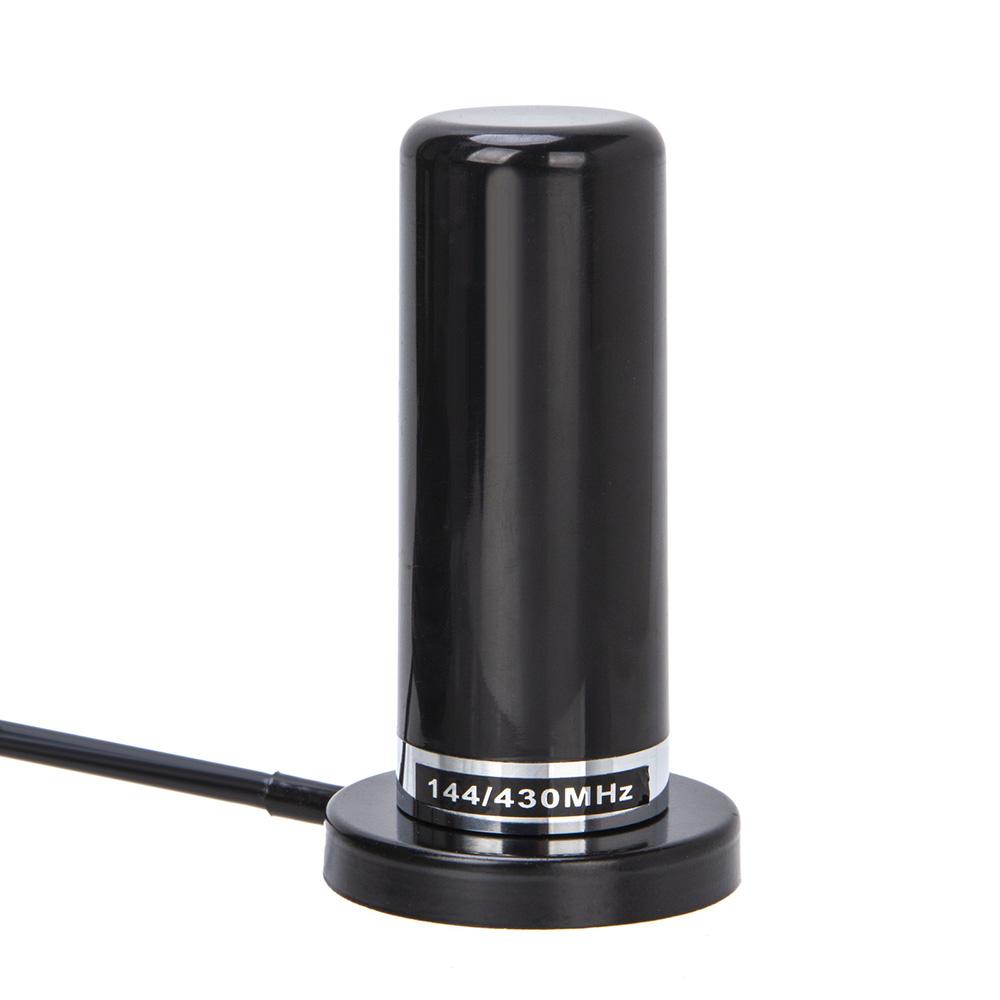 Мини-антенна для автомобиля Рация с двумя секциями UHF / VHF PL259, радиоантенна rg58 с магнитным основанием