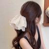 Lace Cotton Pleated Scrunchies French Retro Temperament Accessories Hair Band Sweet Hair Large X6U1