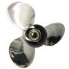 Boat Propeller 11 1/8x13 Fit for Yamaha Outboard 40HP-55HP 3 Blades Stainless Steel 13 Tooth OEM NO: 69W-45945-00-EL 11.125x13